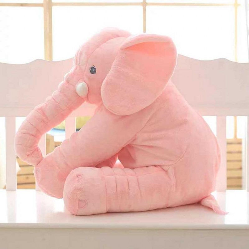 Plush Elephant Toy Baby Sleeping Pillow