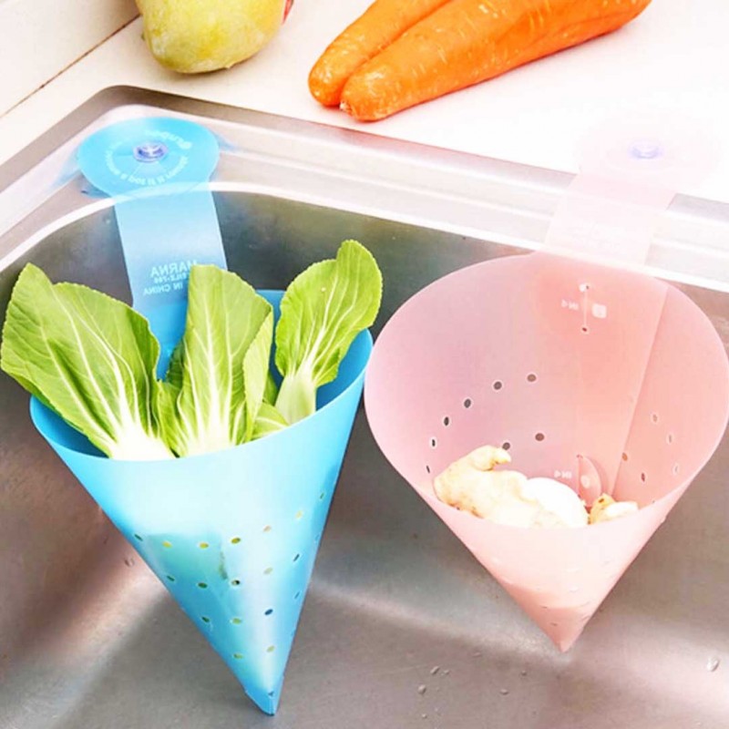 New Foldable Kitchen Vegetable Drain Pot Drainer