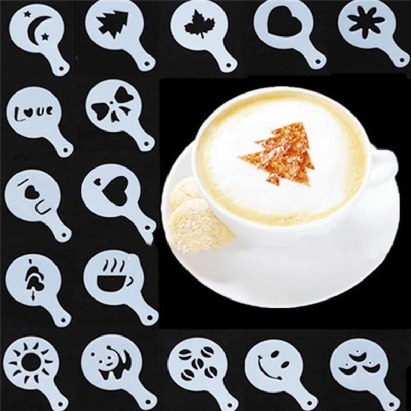 Cappuccino Stencil Coffee Decoration