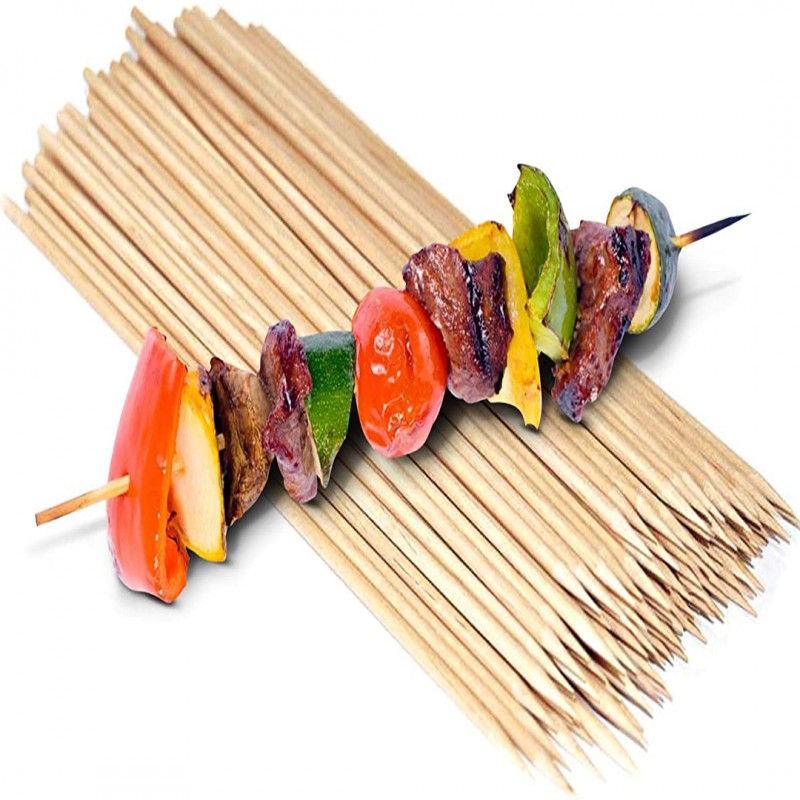 Bamboo Skewers BBQ 100 Pieces