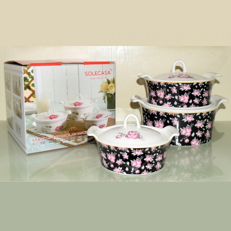 Bawl With Lids Set Of 03