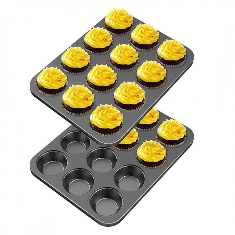12 Cup NonStick Cupcake Tray