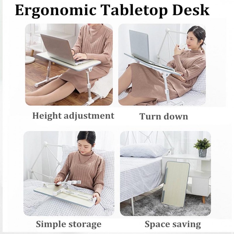 Wooden Laptop table with Cooling Fan
