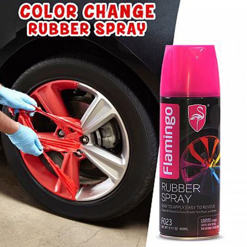 geluid Vol diepte Flamingo Rubber Spray Paint - Red – 450 ml
