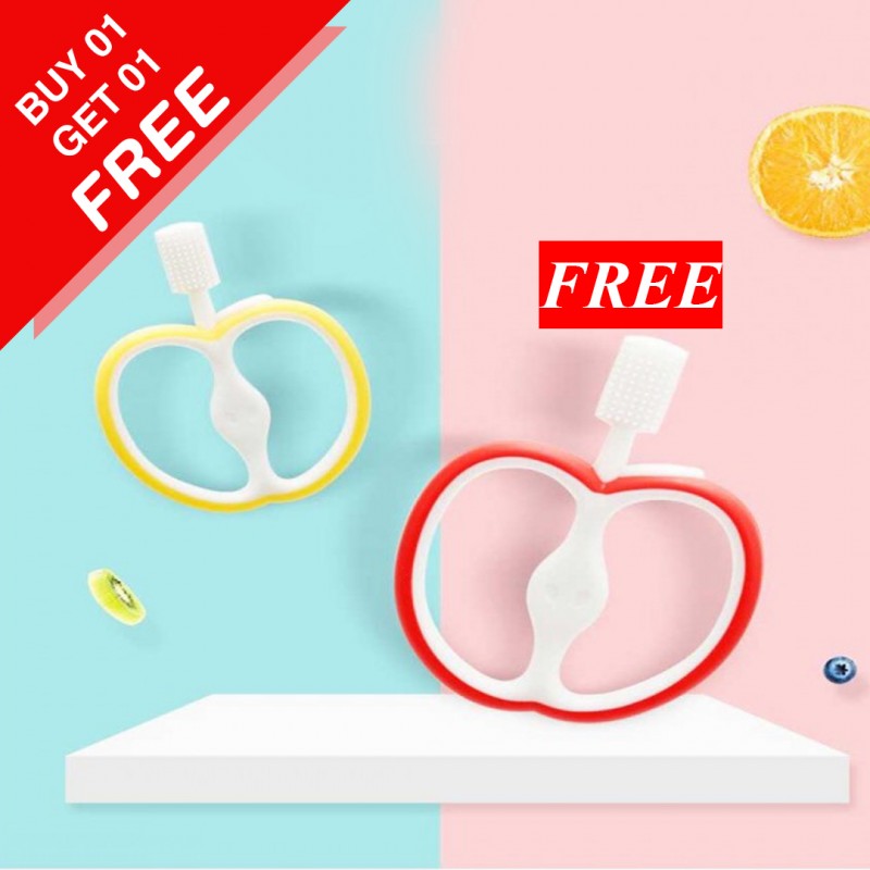 Silicone Baby Teether Pack (Buy 01 & Get 01 Free)