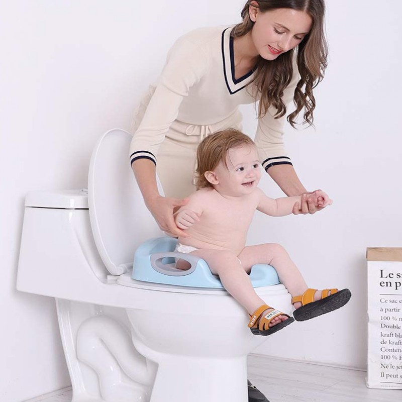 Potty Training Seat With Soft Cushion And Handles