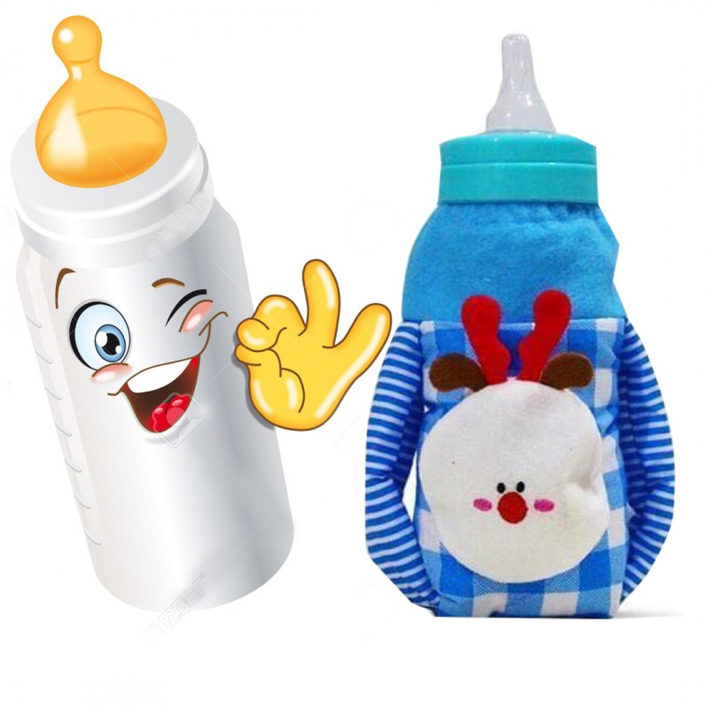 Baby Cartoon Feeder Covers With Twin Handle
