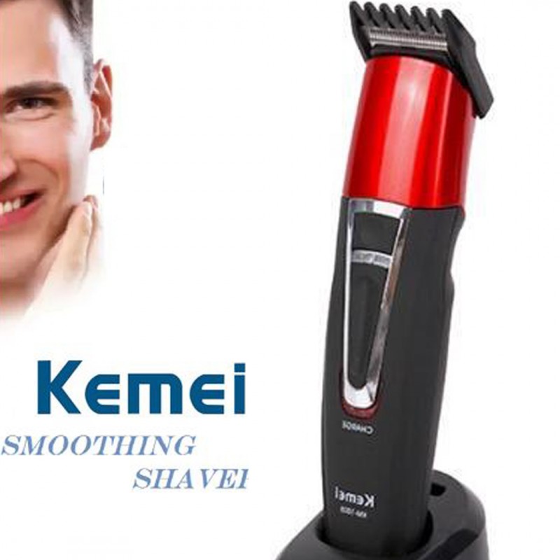 Kemei Km-1008 Rechargeable Beard & Moustache Hair Clipper & Trimmer for Men