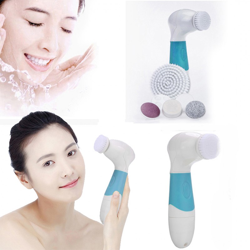 Bath Spa Face Waterproof 7 In 1 Cordless Cleansing Brush AE- 8288