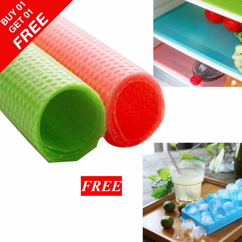 Waterproof Non Slip Multipurpose Mat & Ice Ball Tray  (Buy 01 & Get 01 Free)