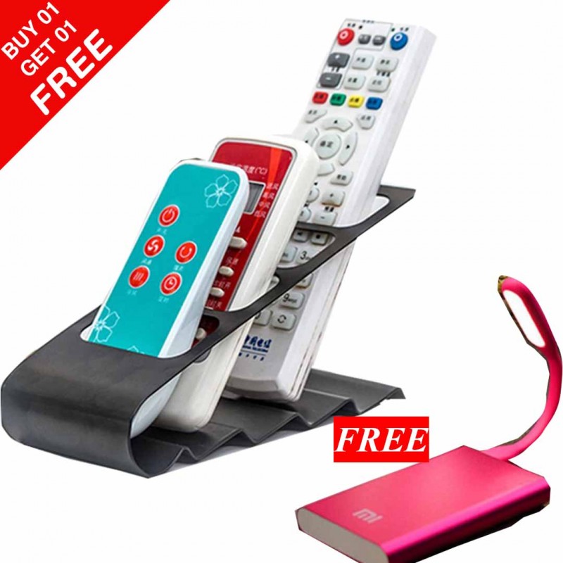 Step Remote Control Holder & Small Flexible Usb Lamp Led (Buy 01 & Get 01 Free)