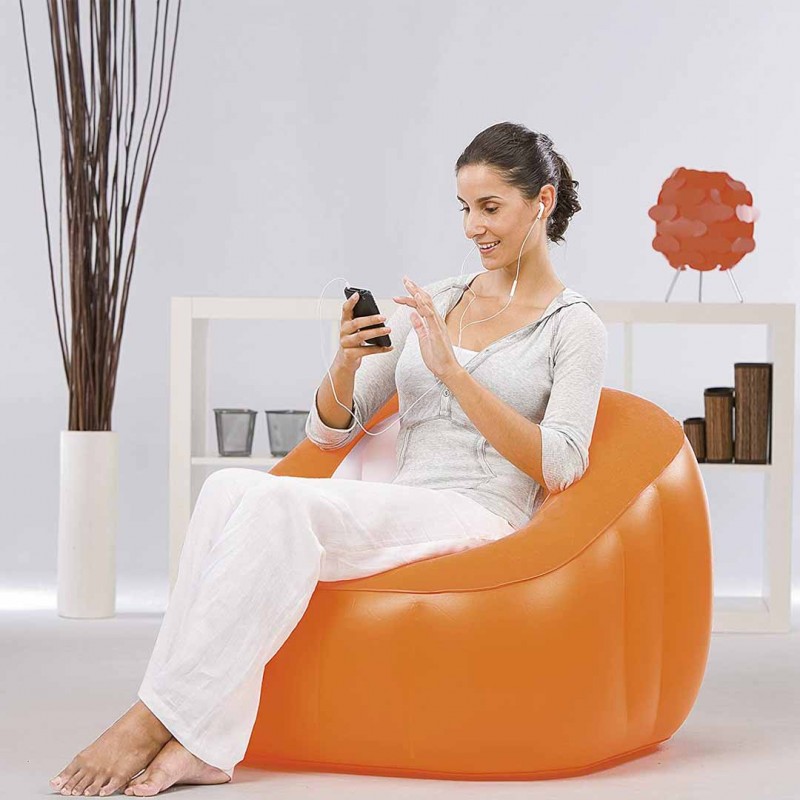 Bestway Comfort Quest Comfi Inflatable Chair in Cube Shape