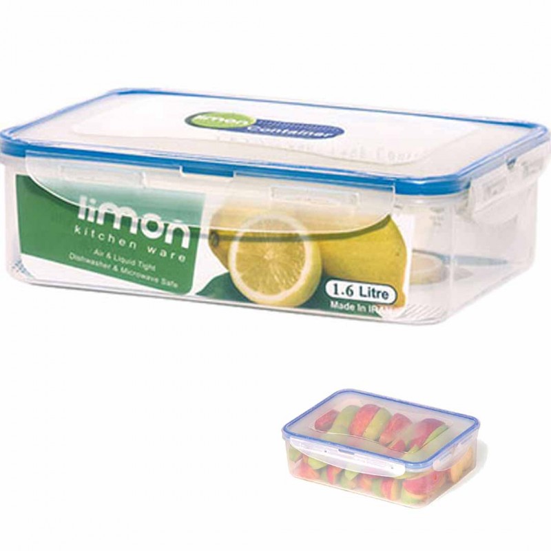 Limon Rectangular Freezer Container 1 Half 6 Liter