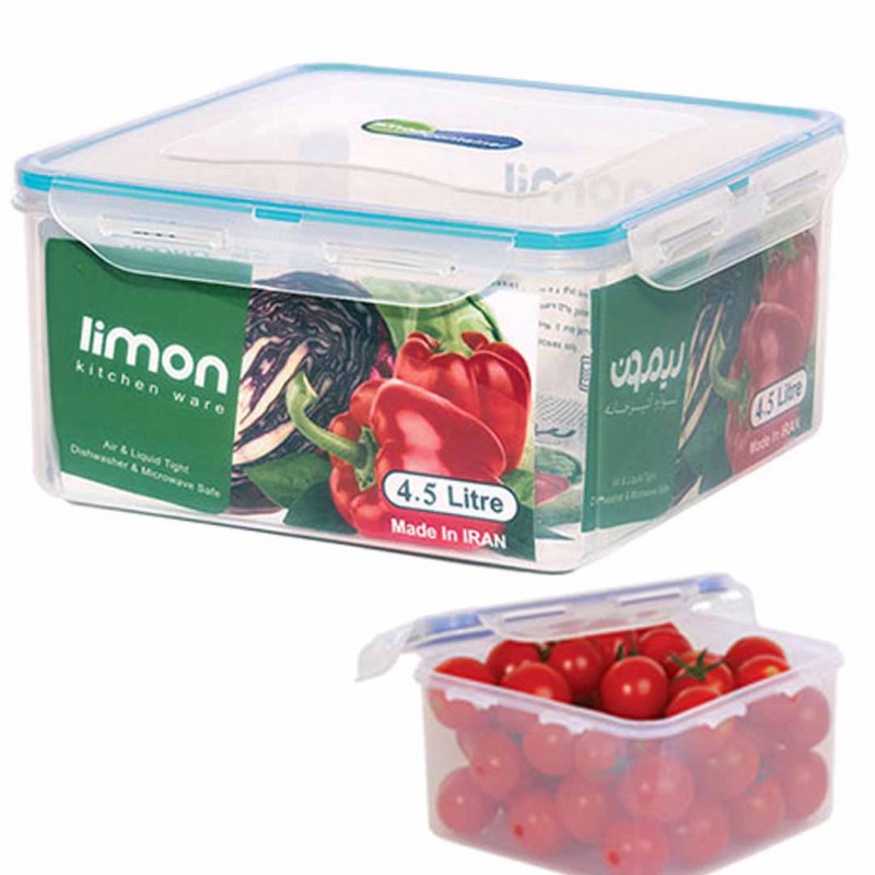 Limon  Rectangular Freezer Container 4.5 Liters