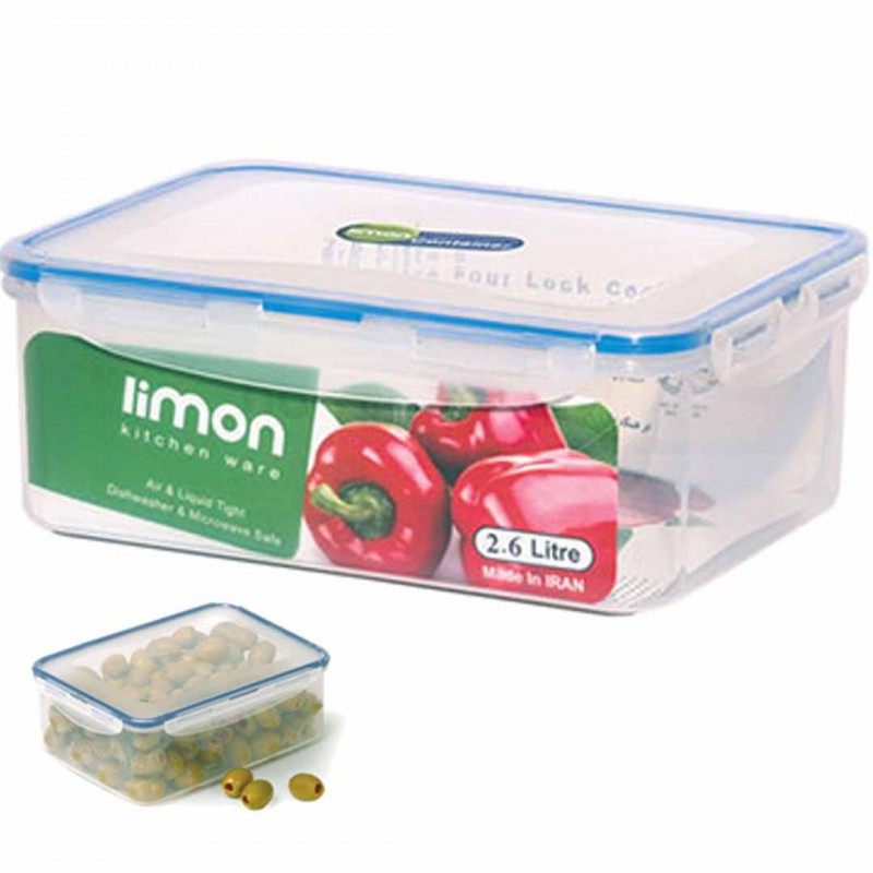 Limon Rectangular Freezer Container 2.6 Liter
