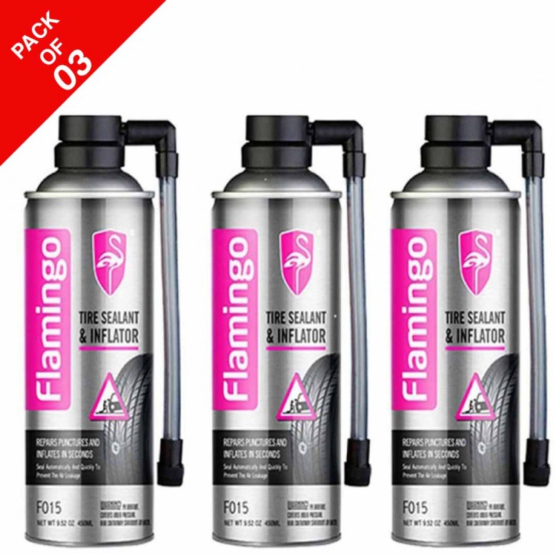 Flamingo Tyre Sealant & Inflator Pack of 03