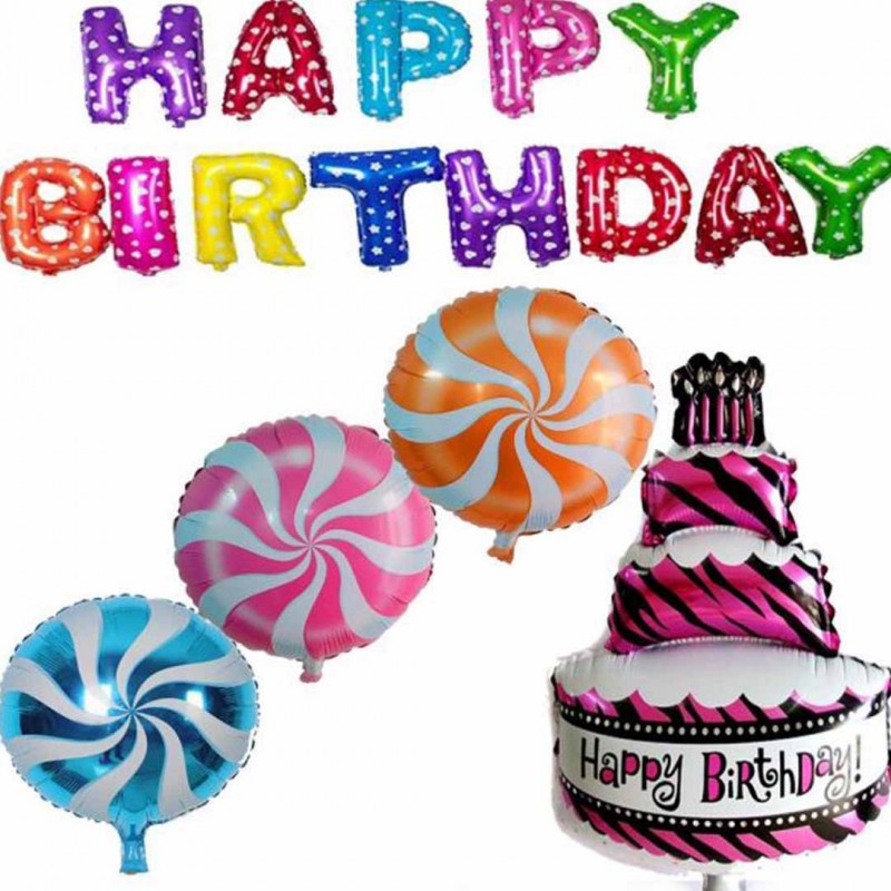 Happy Birthday Decor Set 9 Candy