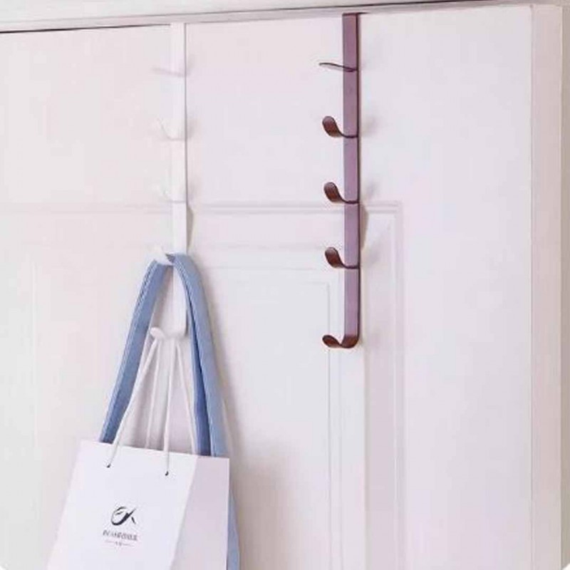Painted Iron Multipurpose Door Hanger Seamless Door After Bags Rack