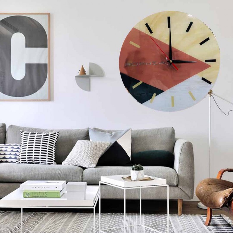 Creative Decor Wall Clock for Living Room