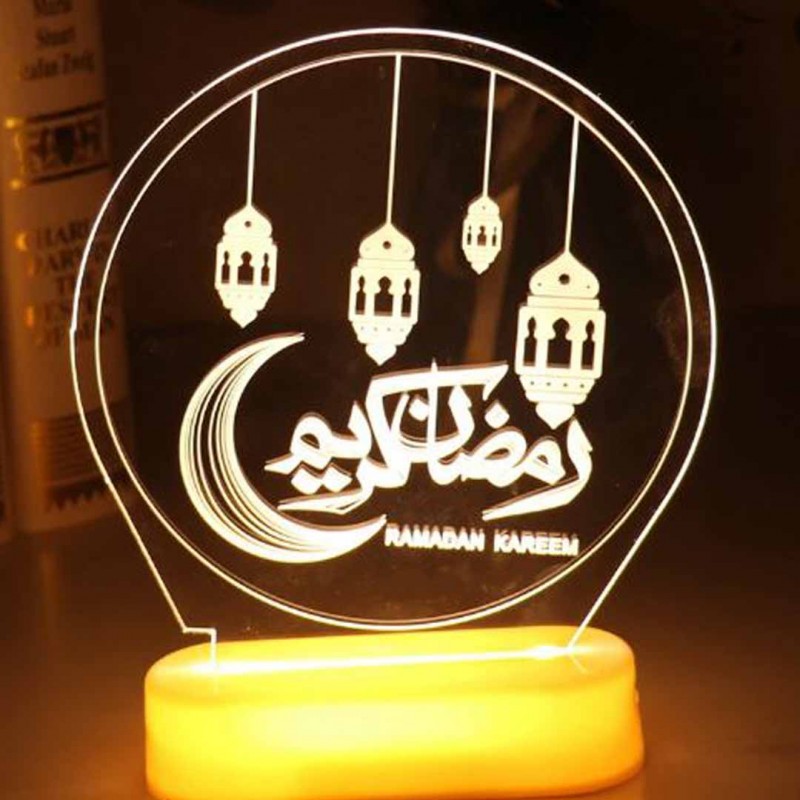 Eid Mubarak Decor Ornament Light