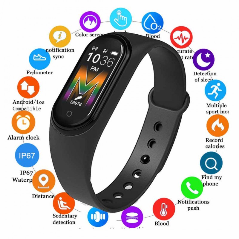M5 Smart Bracelet Bluetooth Watch