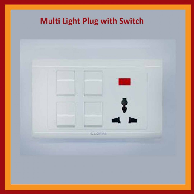 Clopal Multi Light Plug with Switch