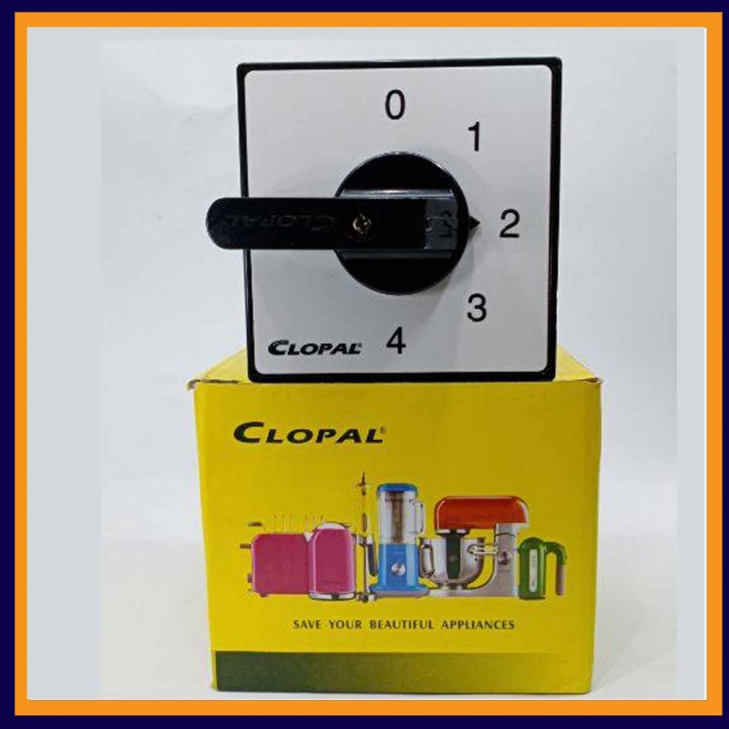 Clopal 50 Amp 4 Position Phase Selector Switches (0-1-2-3-4)
