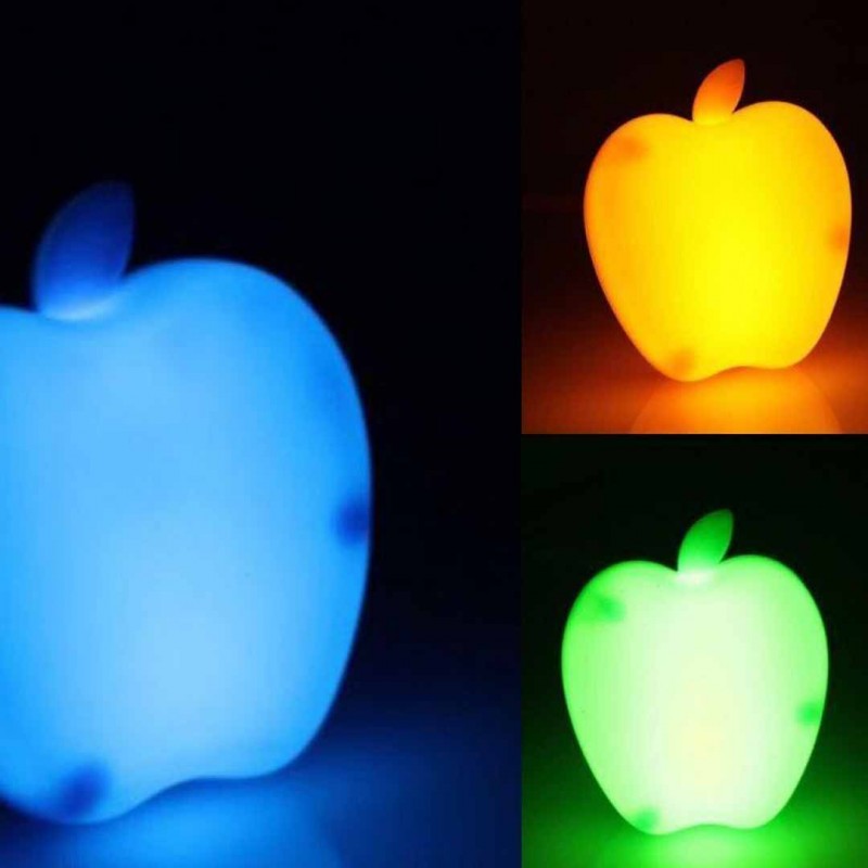 Pack of 3 Apple Shape Night LED Light