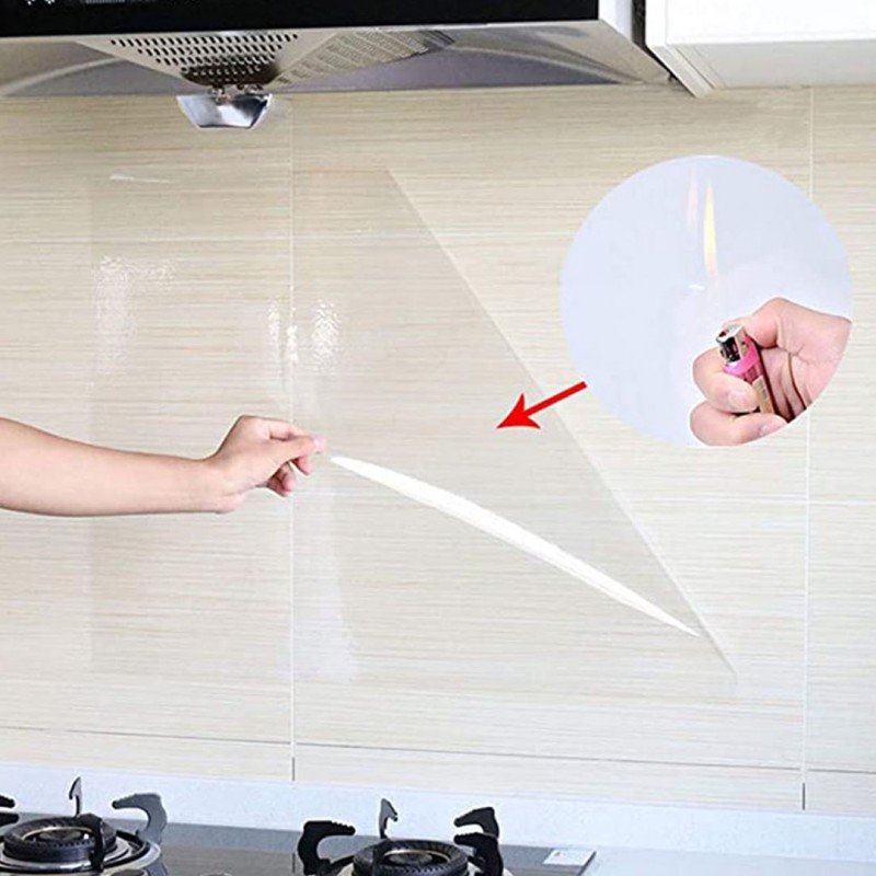 Kitchen Oil Proof Transparent Wall Sticker
