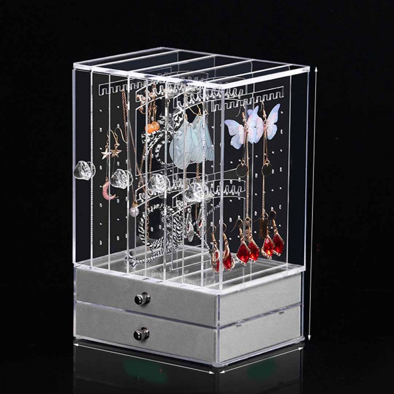 Earring Holder Jewelry Hanging Organizer Box