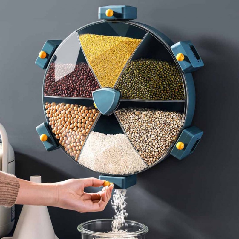 Cart Wheel Cereal Dispenser
