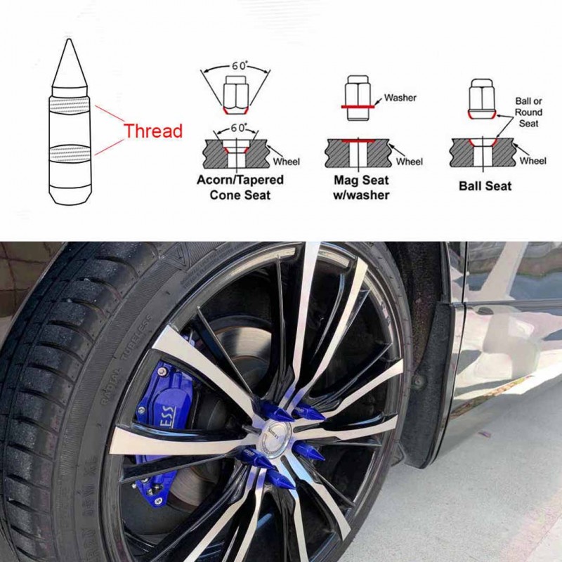 Wheel Lug Nut Bolt