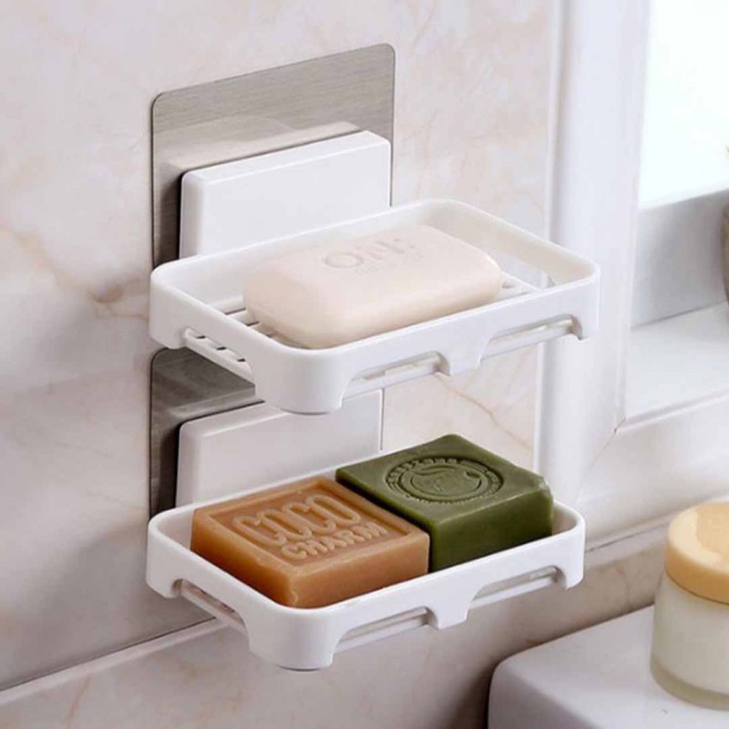 Wall Mounted Draining Case Soap Dish