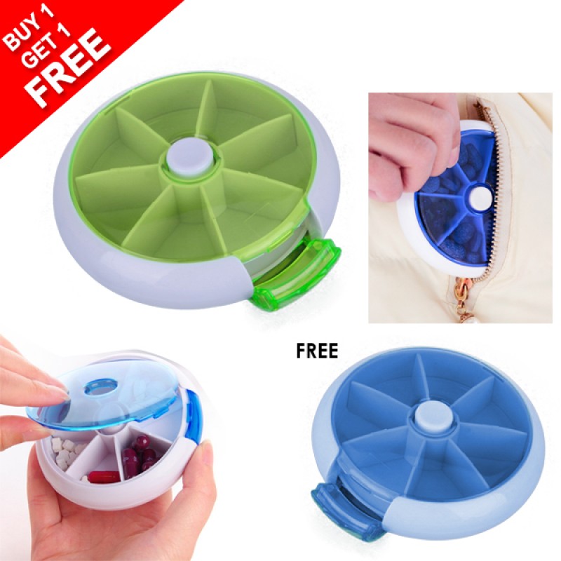 Portable Pill Box Buy 01 And Get 01 Free