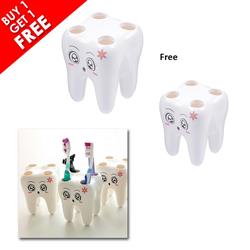 Teeth Style Toothbrush Holder (Buy 1 & Get 1 Free)