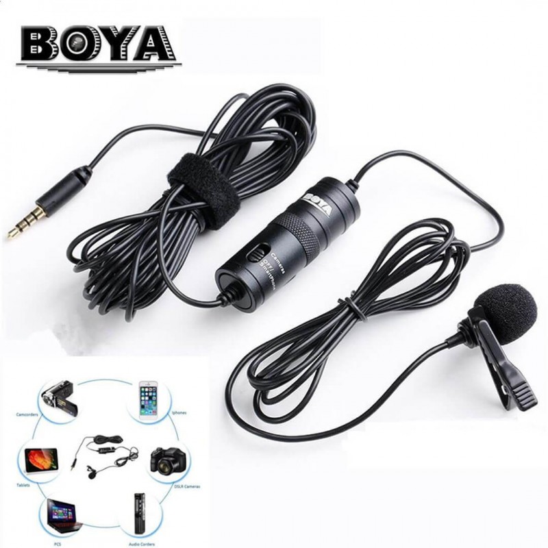 Boya By-M1 Professional Collar Microphone (Original)