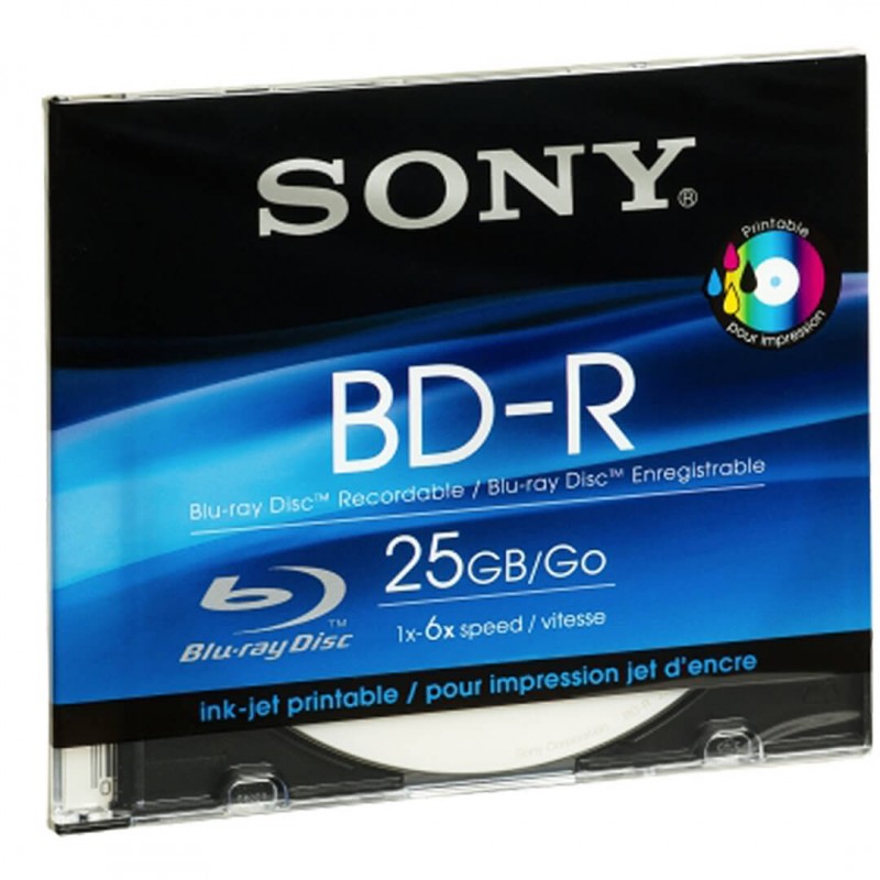 Sony Dvd Blue Ray 25gb Case