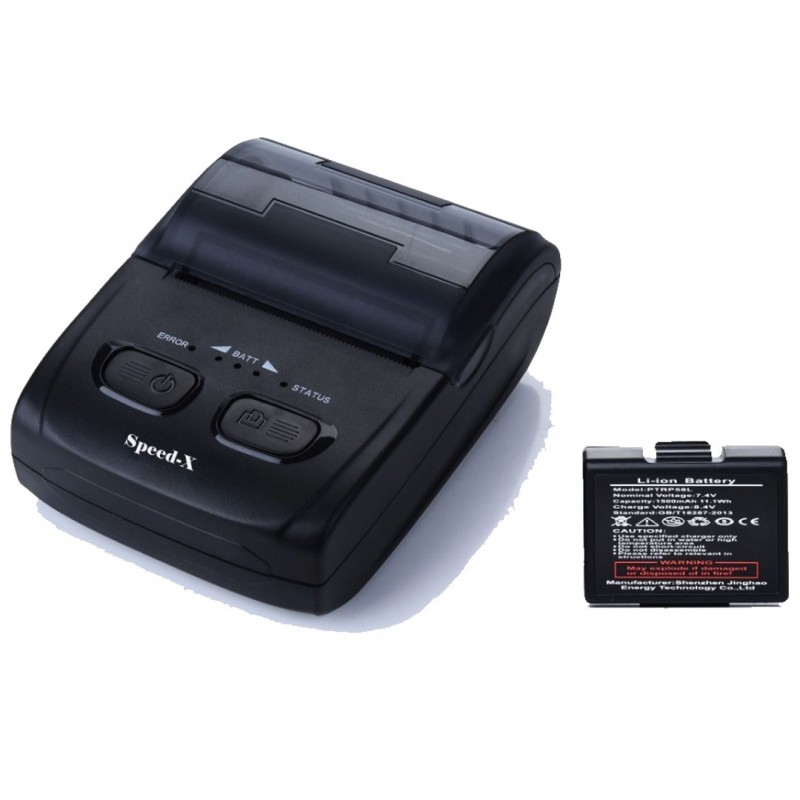 Speed-X Bt500m Mini Portable Bluetooth Usb Printer 58mm Printer