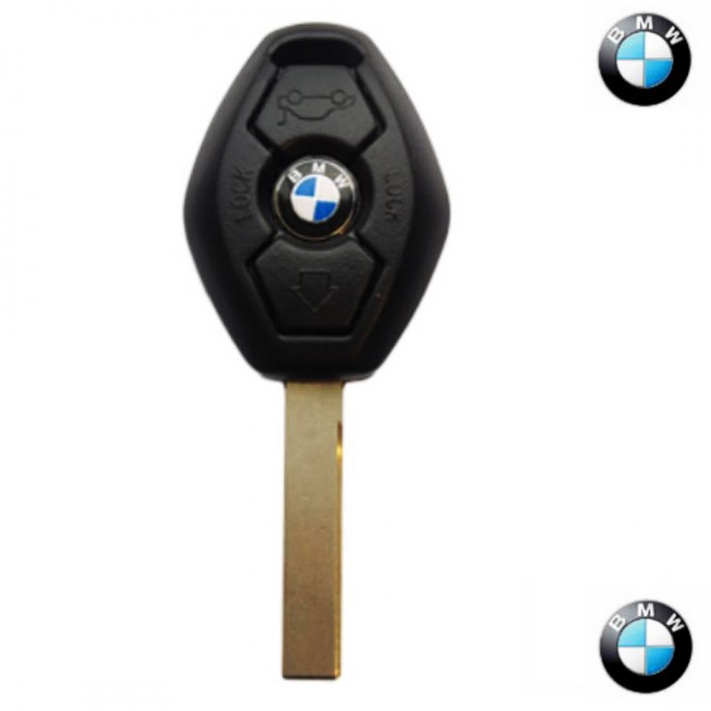 3 Button Key Shell Case Cover Fit For Bmw 3 5 Series Ats-0210