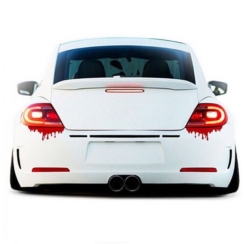 Red Blood Car Body Sticker