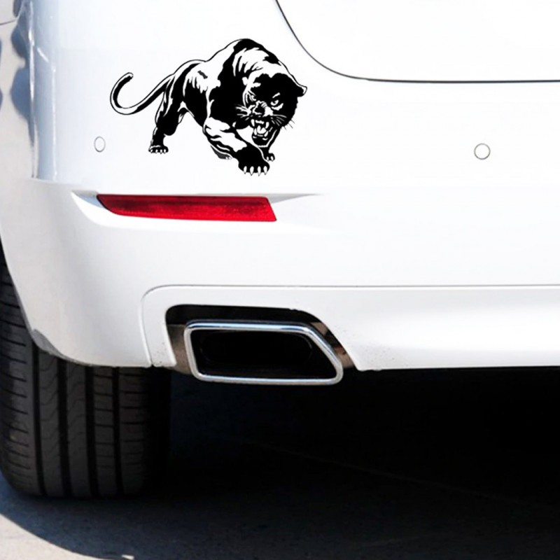 Wild Panther Hunting Car Stickers