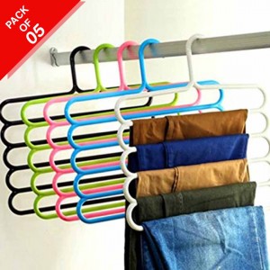 5 Layers Pants Hangers Pack Of 05