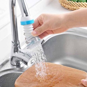 360 Degree Rotate Shower Extended Head Water Saving Nozzle & Kitchen Dish Cleaning Sponge (Buy 1 & Get 1 Free)