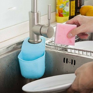 New Hand Scrubber Gloves & Mini Kitchen Sponge Holder Detergent (Buy 1 & Get 1 Free)