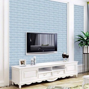 3D Wall Panels Peel and Stick Wallpaper Blue Pack Of 25
