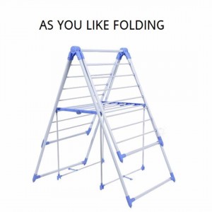 Solid Steel Foldable Clothes Drying Rack