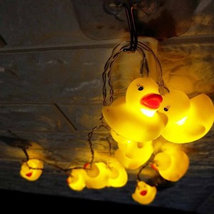 Cute Animal Duck Shape 10 Led Fairy Lights String