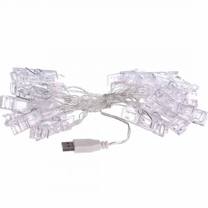 Tomtopp Lights Clamp 20 Photo Clips USB LED String