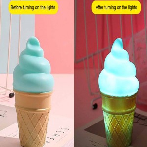 LED Night Light Cartoon Ice Cream Lamp