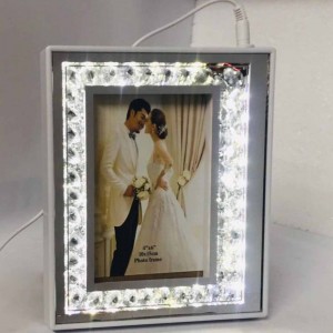 Beautiful Led Photo Frame Portable Charger Light On Off Button